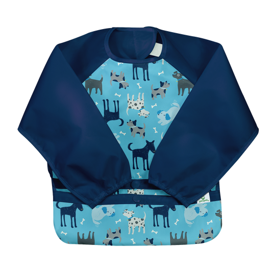 Dogs Snap & Go Easy Wear Long Sleeve Bib - 2 sizes