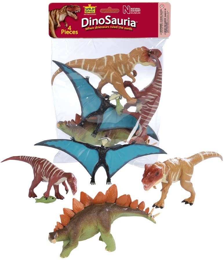 Wild Republic Polybag Dinosaurs Series One Collection: realistic toy dinosaur figures