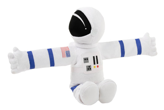Huggers Astronaut 8-inch stuffed plush toy with clip attachment by Wild Republic