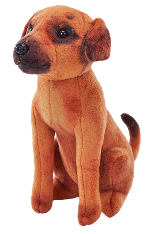 Rescue Mutt realistic plush dog by Wild Republic with sublimation-printed breed details