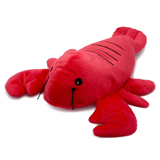 Warmies Lobster Plush, 13 inches, scented with French lavender, for microwave comfort