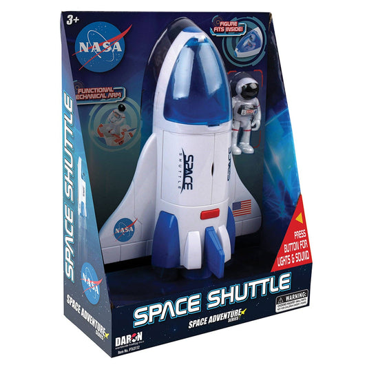 Daron Toys Space Adventure Space Shuttle with opening payload bay doors and articulated mechanical arm