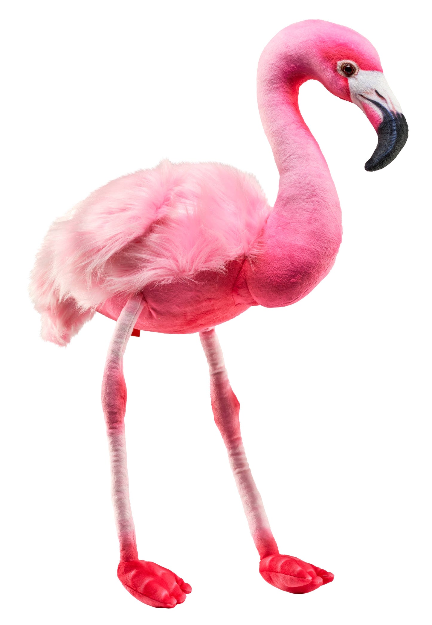 Artist Flamingo 15" stuffed animal by Wild Republic with realistic pink plumage and detailed features