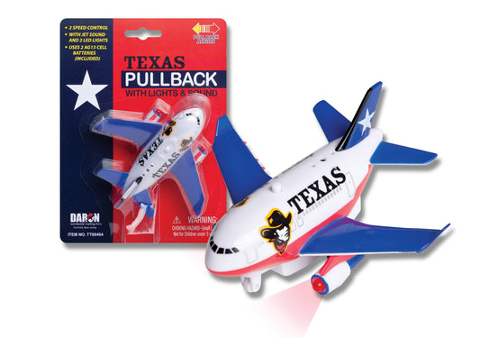 Stylized pullback aircraft with electronic jet sounds and red flashing lights, Daron Worldwide Trading