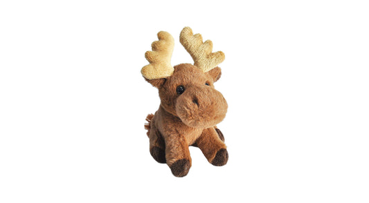 Pocketkins-Eco Moose plush by Wild Republic, crafted from recycled fill