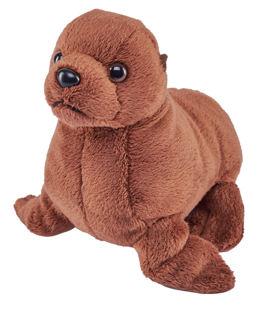 Pocketkins-Eco Sea Lion plush toy by Wild Republic, made from recycled materials