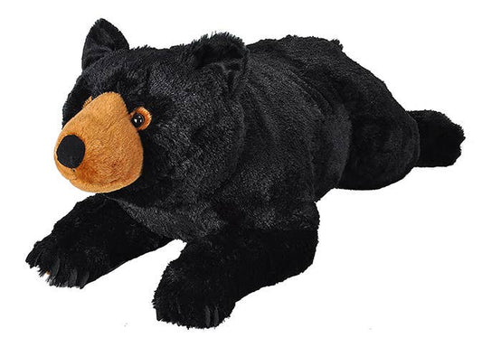 Cuddlekins Jumbo Black Bear 30-inch stuffed animal by Wild Republic