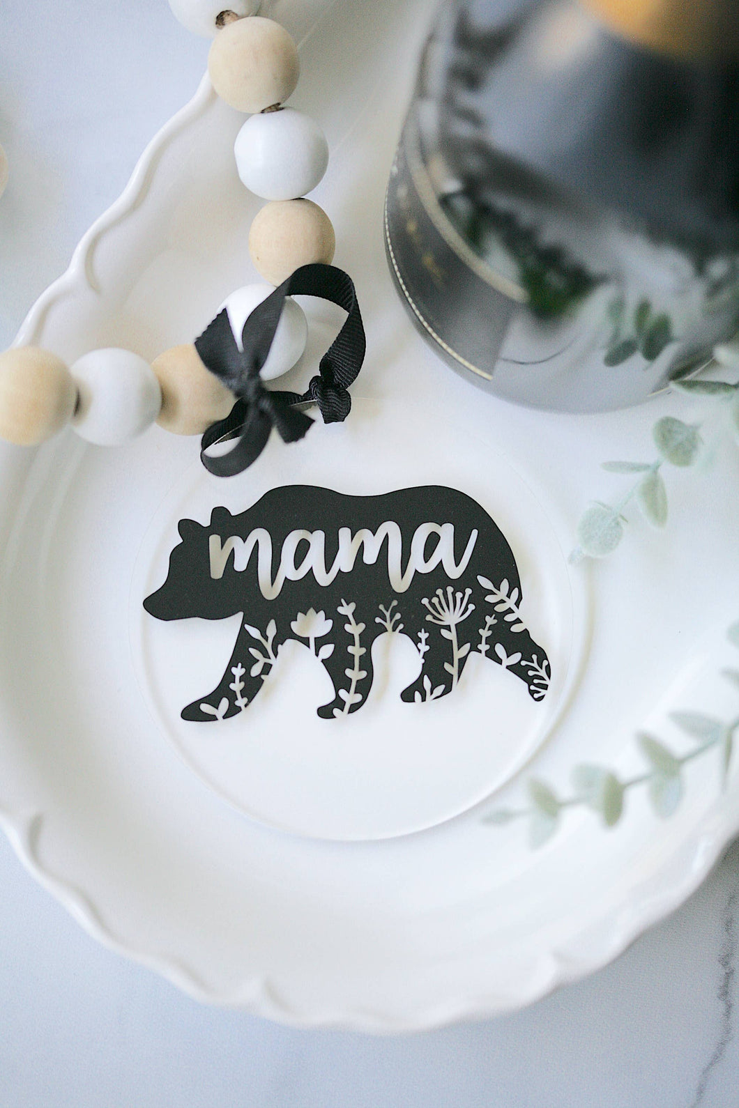 Mama Bear Mandala Acrylic Ornament – ParkerJoe