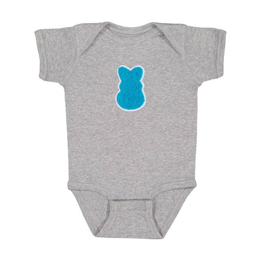 Boy Bunny Patch Easter Short Sleeve Bodysuit