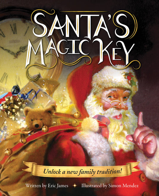 Santa's Magic Key picture book by Sourcebooks, holiday children's book for ages 4–8
