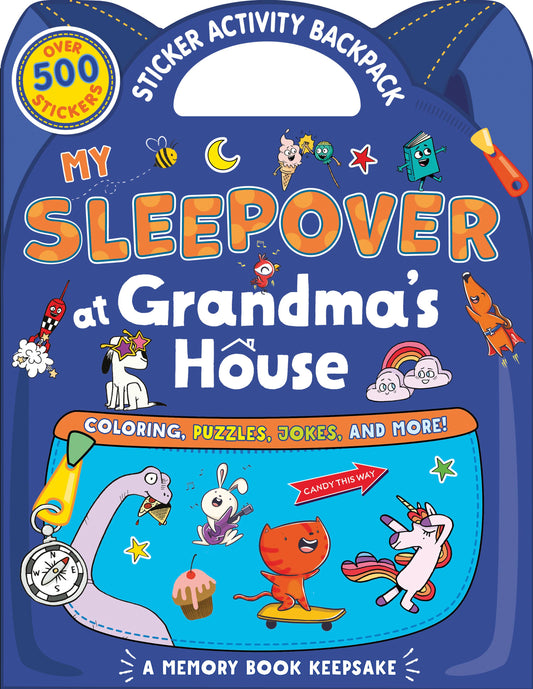 My Sleepover at Grandma's House activity book by Sourcebooks, 48-page trade paperback