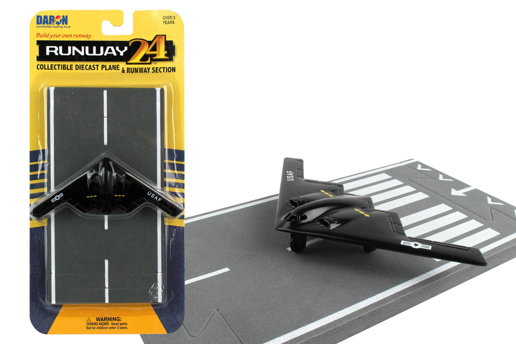Daron Worldwide Trading - RW040 Runway24 B-2 Black by Daron Toys