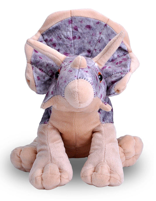 Wild Republic Cuddlekins Triceratops 12-inch stuffed animal with detailed horns and frill