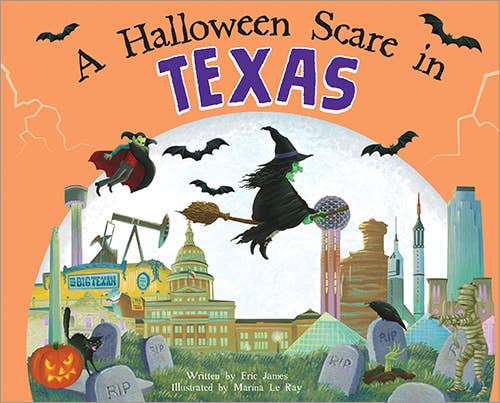 Halloween Scare in Texas children's book by Sourcebooks—spooky adventure for young readers