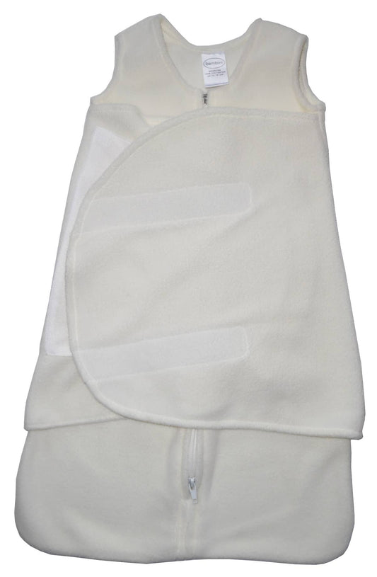 Bambini Fleece Swaddle Blanket - cream
