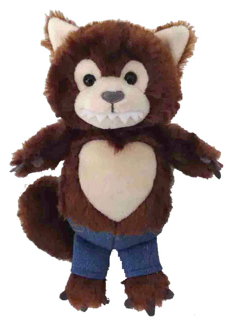 Scarykins Werewolf 8-inch plush toy by Wild Republic, surface washable, made from recycled materials
