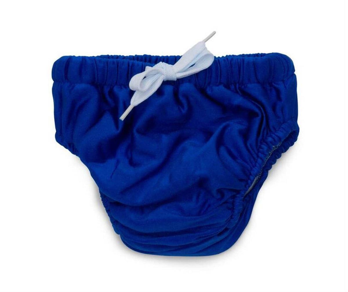 KaWaii Baby navy reusable swim diaper training pant with adjustable drawstring waist