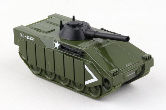 Daron Lil Truckers Army Tank diecast metal vehicle with rotating turret and rubber tracks