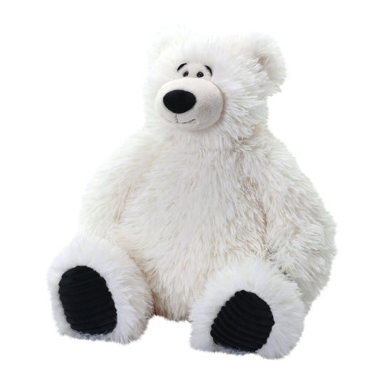 Snuggleluvs Polar Bear 15-inch weighted plush stuffed animal by Wild Republic