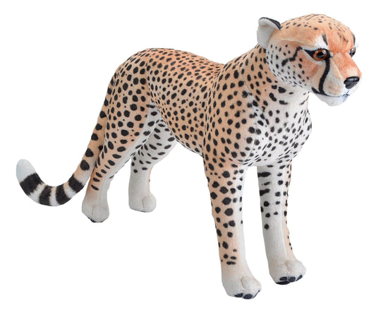 17-inch Living Earth Cheetah stuffed animal in standing position by Wild Republic
