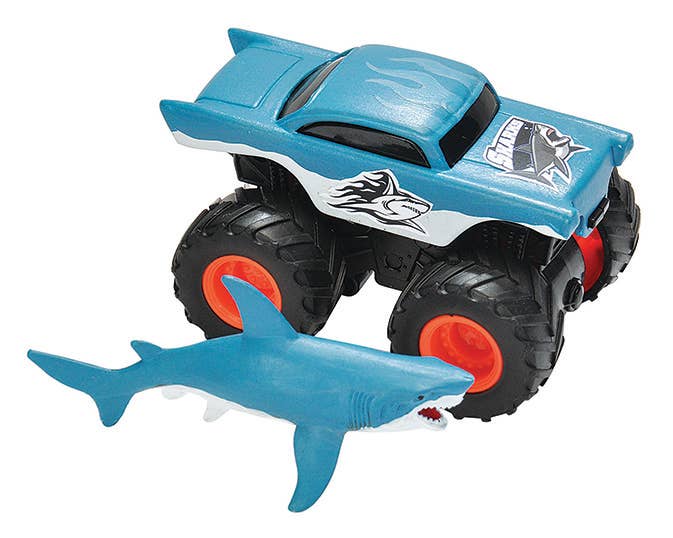 Adventure-Mini Truck Shark 4" figure by Wild Republic, detailed marine toy