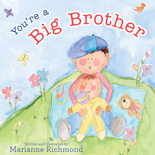 You're a Big Brother children's book by Sourcebooks, featuring warm illustrations celebrating sibling transitions.