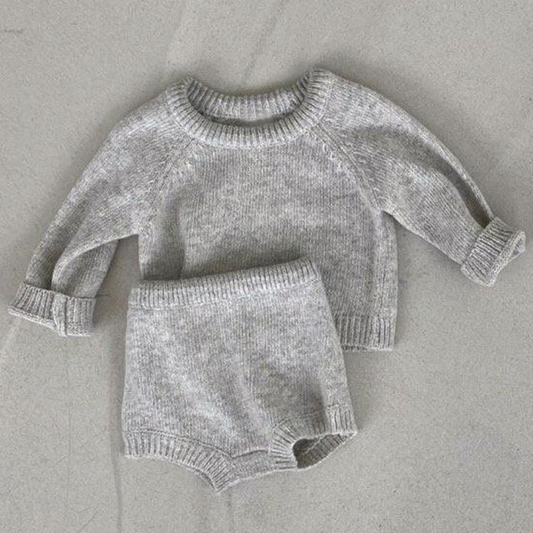 Annie & Charles® organic cotton kids' set: Grey
