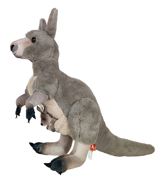 Wild Republic Artist Collection Kangaroo 15-inch stuffed animal with realistic posture and detailing