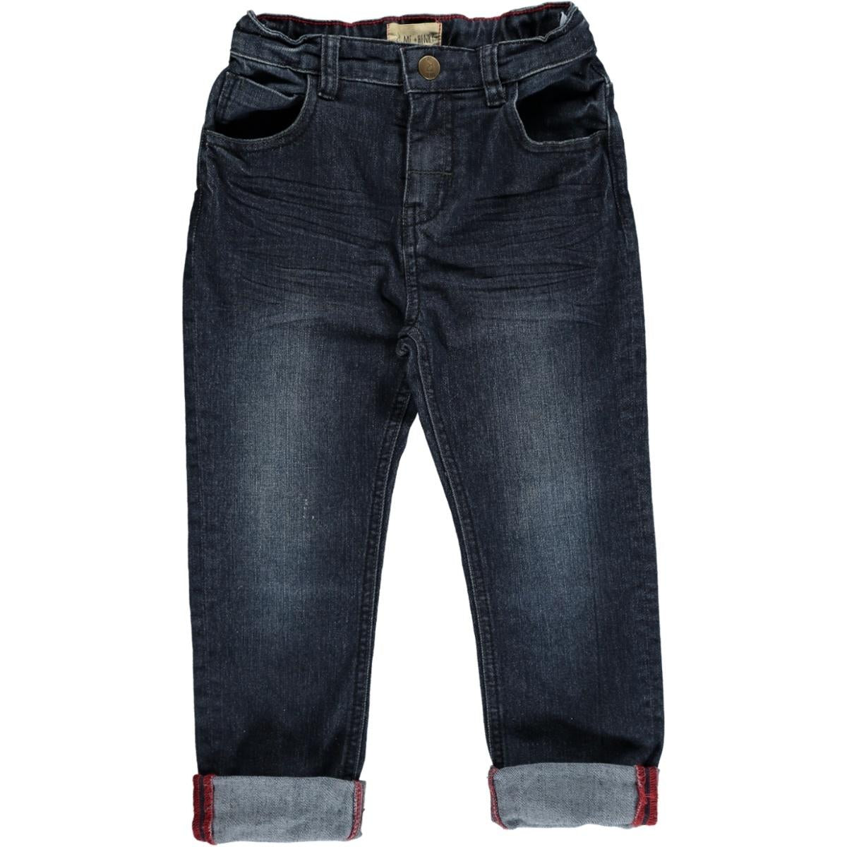 Me & Henry Mark Navy Denim Jeans in navy, baby and toddler sizes