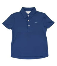Load image into Gallery viewer, Saltwater Boys Company - Offshore Fishing Polo Navy
