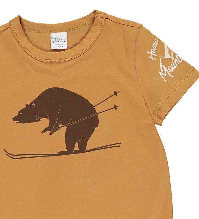 Fred's World Skiing Bear T-Shirt