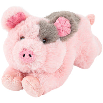 Wild Republic Mini Pig plush toy, Ecokins collection, made from recycled material