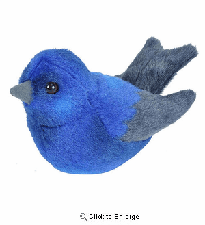 Wild Republic Audubon Birds Purple Martin 4-inch plush with authentic sound detail