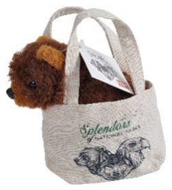 Splendors-Bag Grizzly Bear 10-inch stuffed animal by Wild Republic