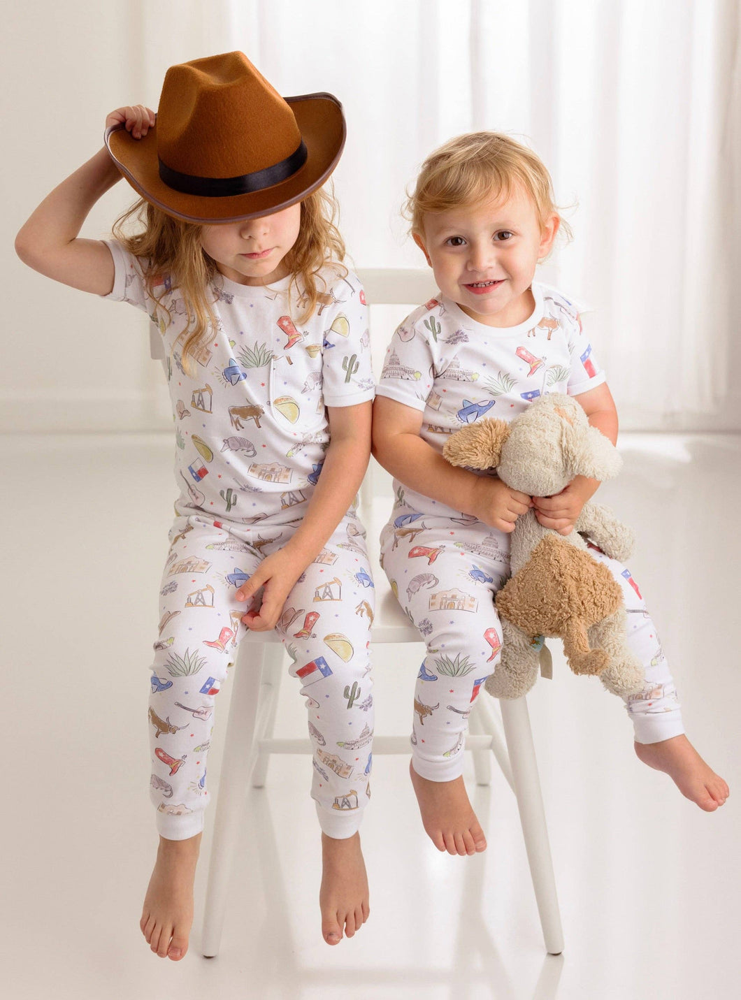 Nola Tawk - Texas Kids Organic Cotton Pajama Set by