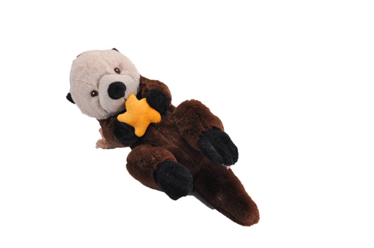 Ecokins Sea Otter plush toy, 12 inches, soft eco-friendly fabric, realistic design