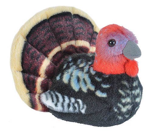 Audubon II Wild Turkey Stuffed Animal, 5.5 inches, by Wild Republic