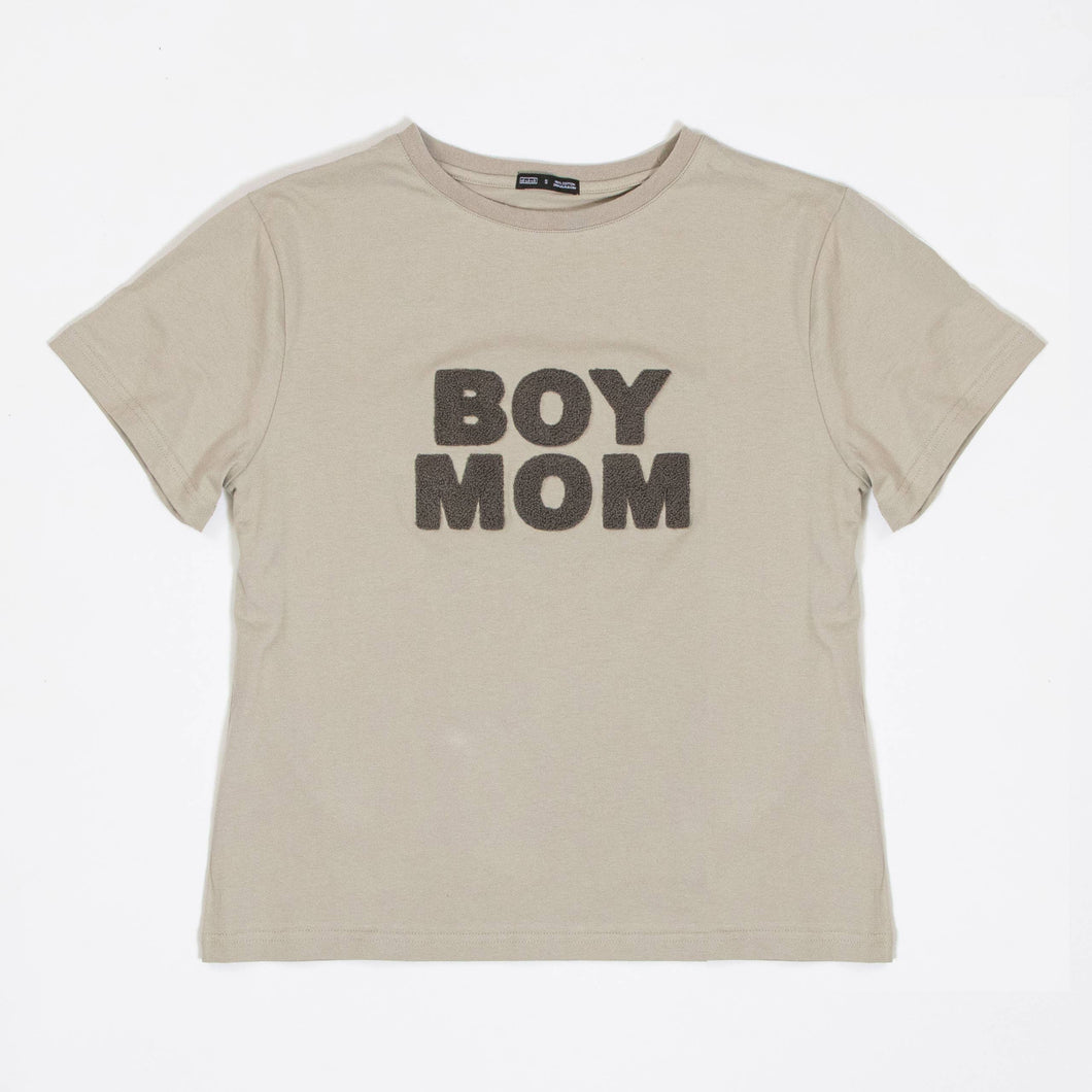 LĒ·LĀ·LŌ - Chenille Cotton T-Shirt - Boy Mom