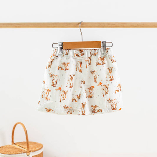Most Valuable Calf: Texas Organic Muslin Shorts