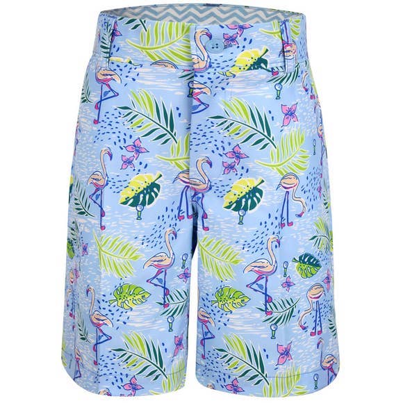 Boy's Will Golf & Tennis Shorts in stretch polyester by Turtles and Tees, adjustable waistband
