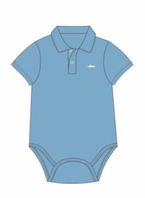 SBC SIGNATURE PIMA POLO ONESIE: Niagara