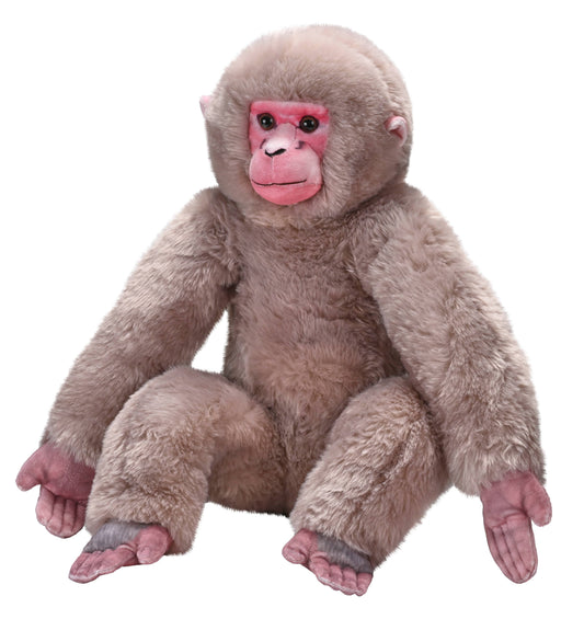Wild Republic Artist Collection Japanese Macaque stuffed animal, 15 inches, detailed realistic design