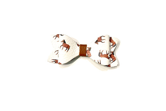Mishmoccs Horse Leather Bowtie-Large