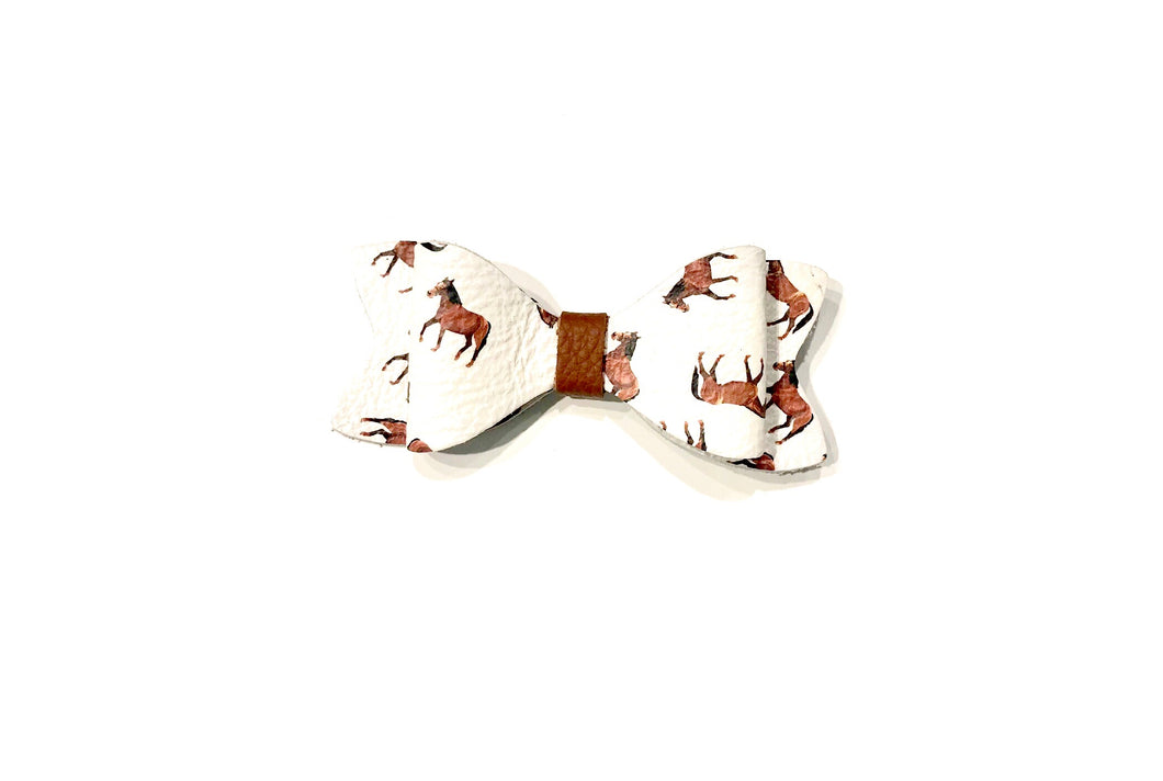 Mishmoccs Leather Bowtie - small